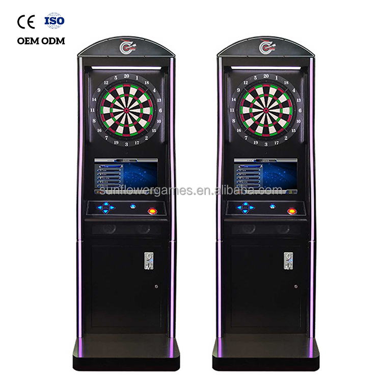 Electronic Dartboard Cabinet - Cabinet de fléchettes d'arcade personnalisé, jeu