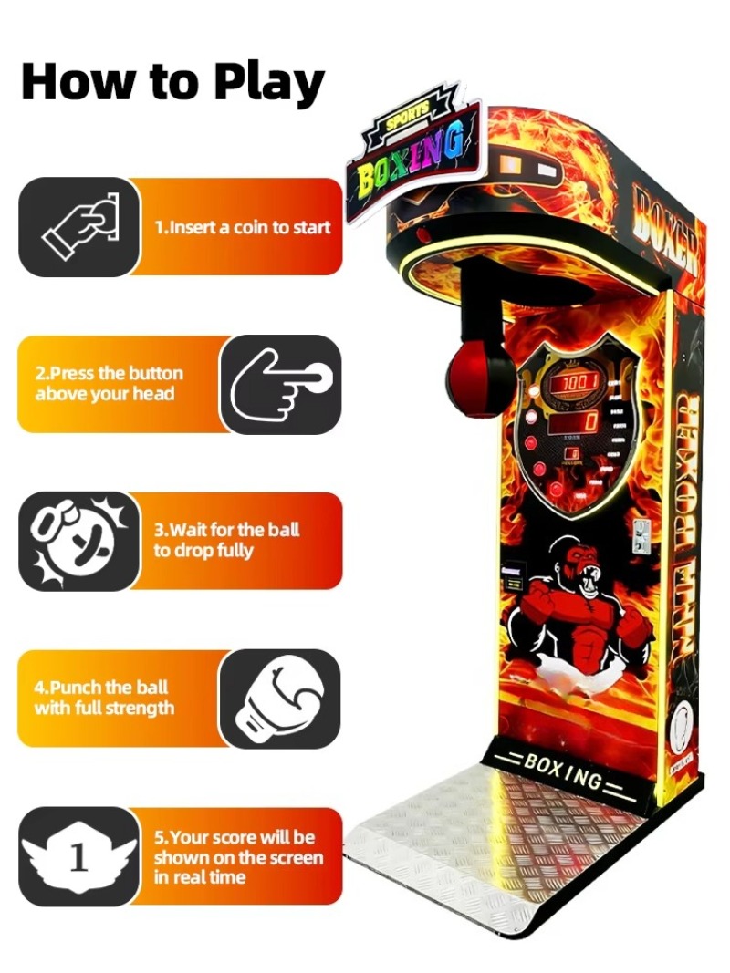 Machine de boxe, jeu d'arcade  - Boxing Machine Arcade avis et prix